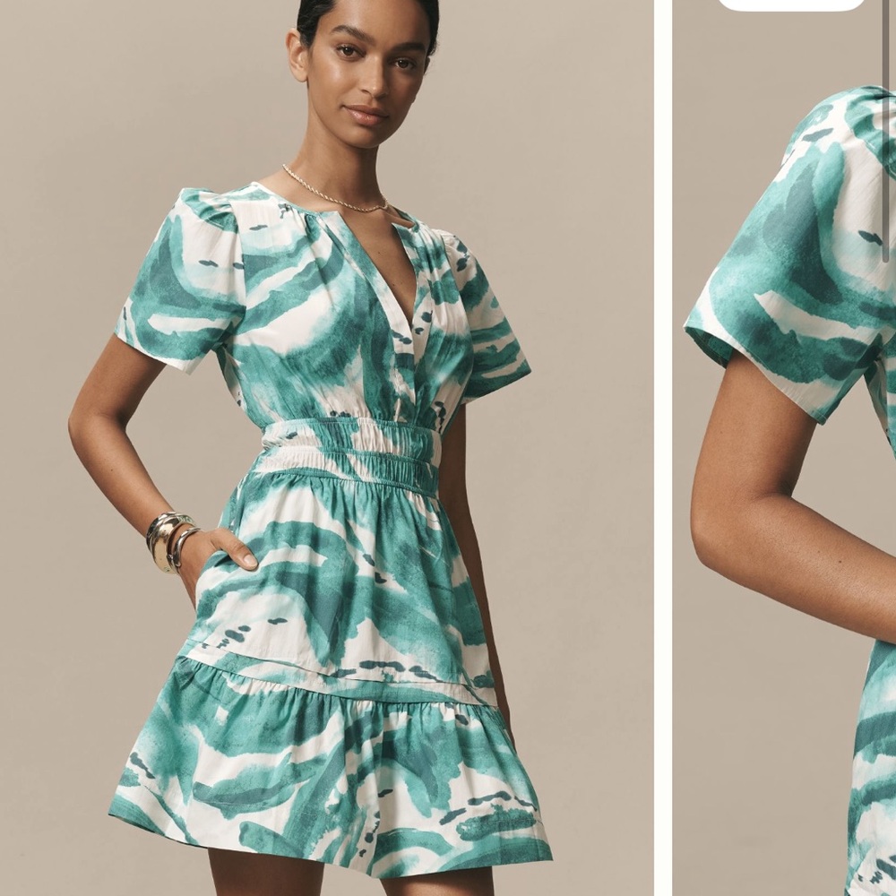 Anthropolgie Somerset mini dress in the perfect Spring colorway.  Size XL petite